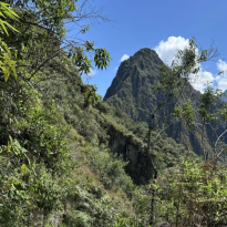 Scenes from the hike from Machu Picchu
