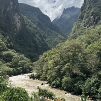 Scenes from the hike from Machu Picchu