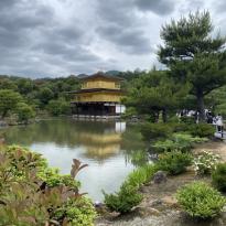 The Golden Pavilion in Kyoto.