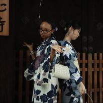 Me and a friend of mine in kimonos.