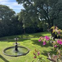The villa's gardens