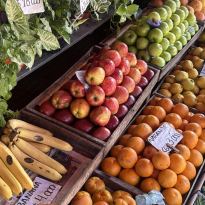Fruit stand at Peurto de Frutos!