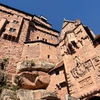 The Château du Haut-Koenigsbourg, a castle above the clouds
