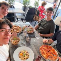 Eating with Friends at Sélestat