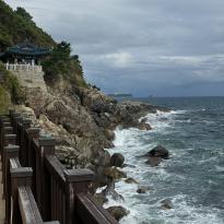 Temple on a seaside cliff