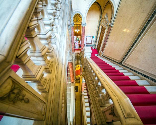 Vienna Center Stairway