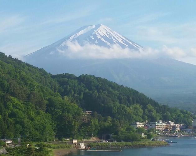 Mount Fuji and Lake Kawaguchi