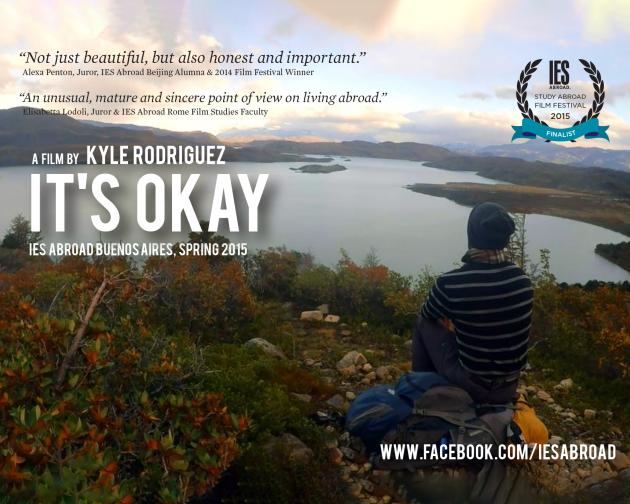Promotional poster for 2015 Film Fest winner "It's Okay"