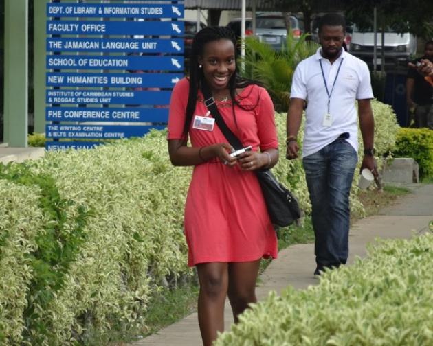 a student in Kingston Jamaica on the London Health Practice & Policy program