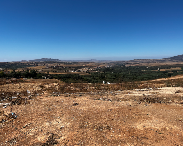 The view from a road near my Meknes homestay