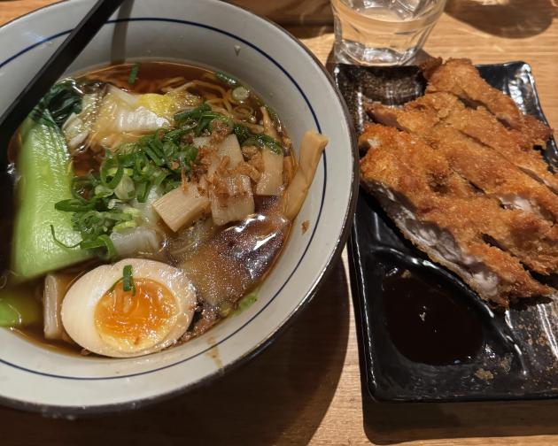 Bowl of Ramen on table