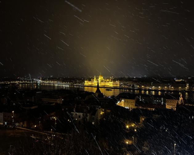 Faraway Photo of the Budapest Parliament Building