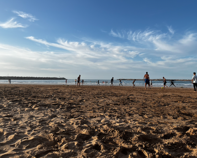 The beach near the Old Medina