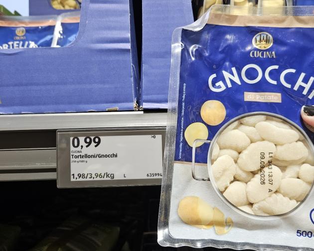 Gnocchi from Hofer.