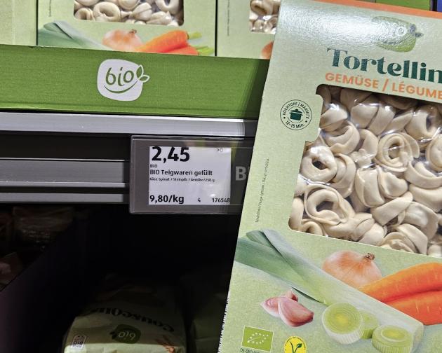 Tortellini from Hofer.