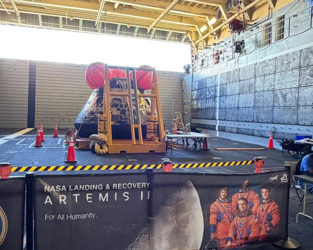 Recovered Artemis II