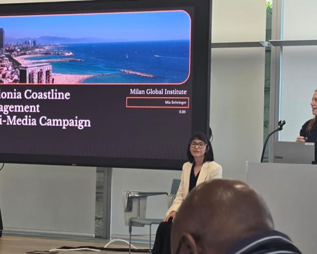 Mia Behringer presents her global pillars final project