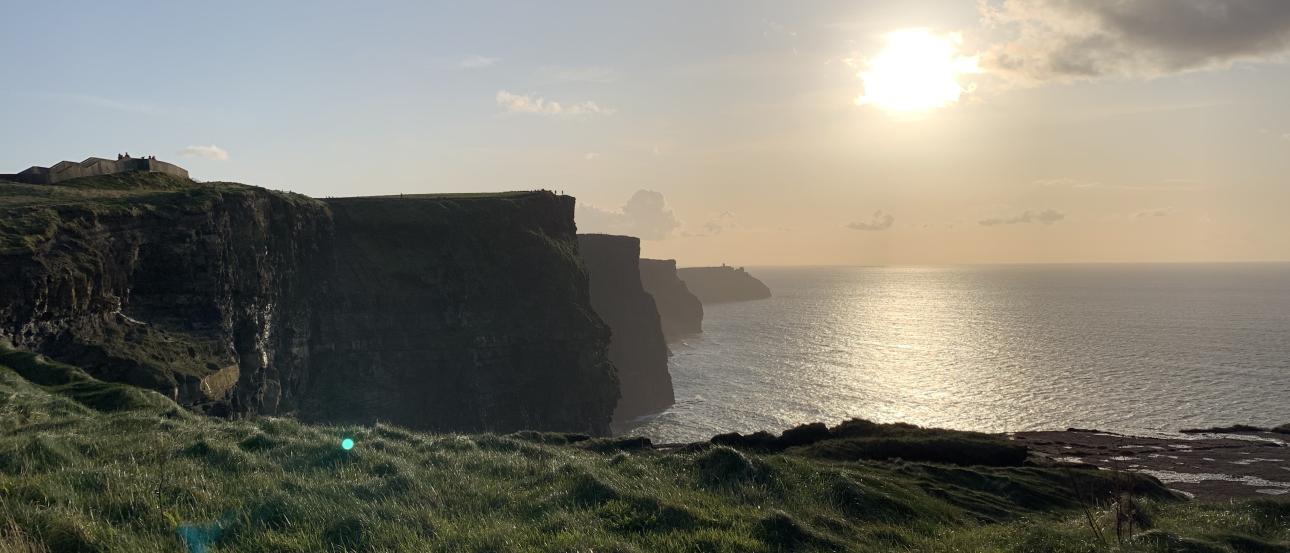 a scenic view of Cliffs of Moher