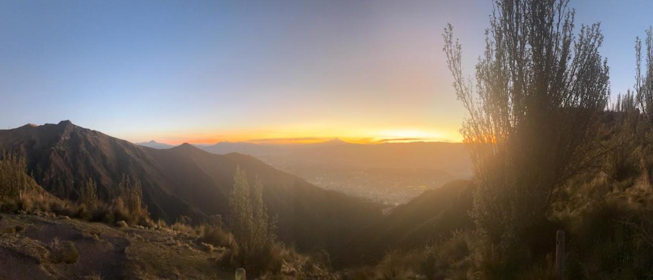 sunrise from Cruz de Loma