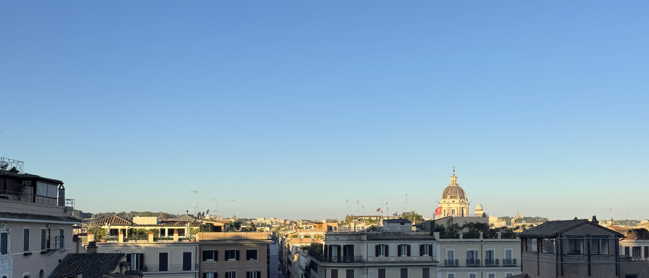 Rome from the Spanish Steps
