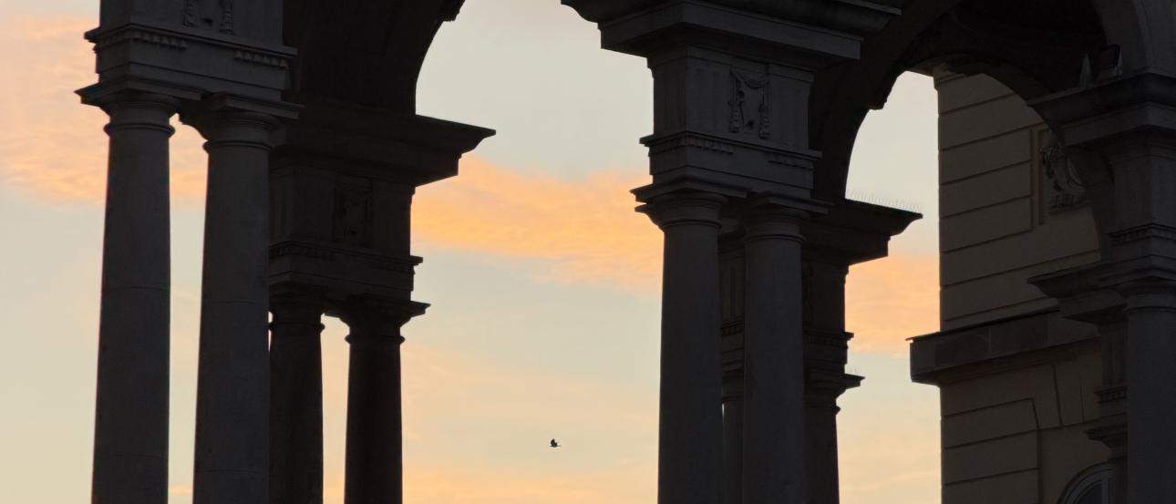 Schonbrunn at Sunset
