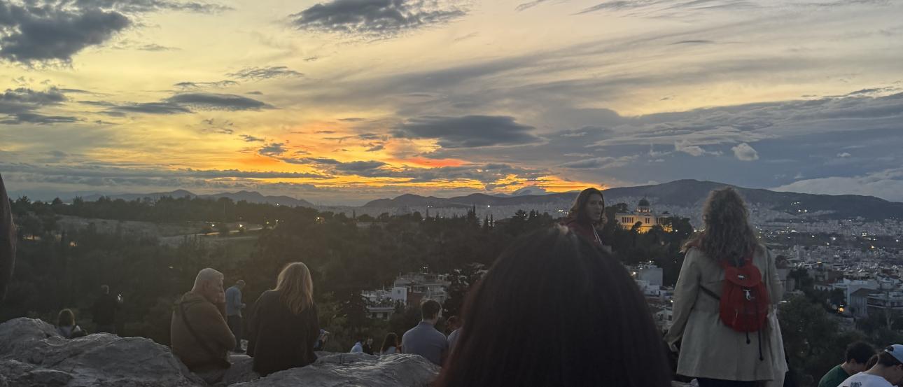 Sunset in Athens