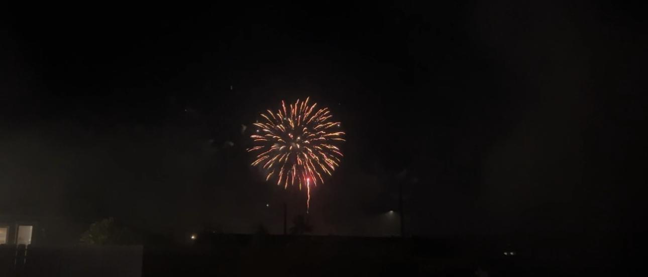 Fireworks from my house