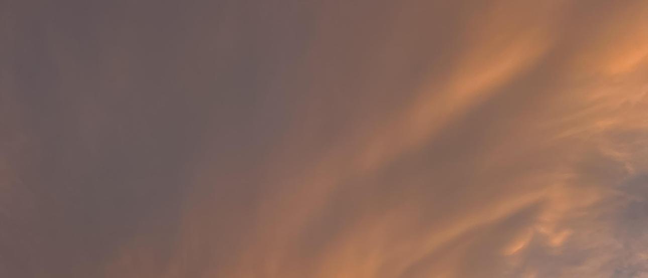 Pink and orange sunset in Texas