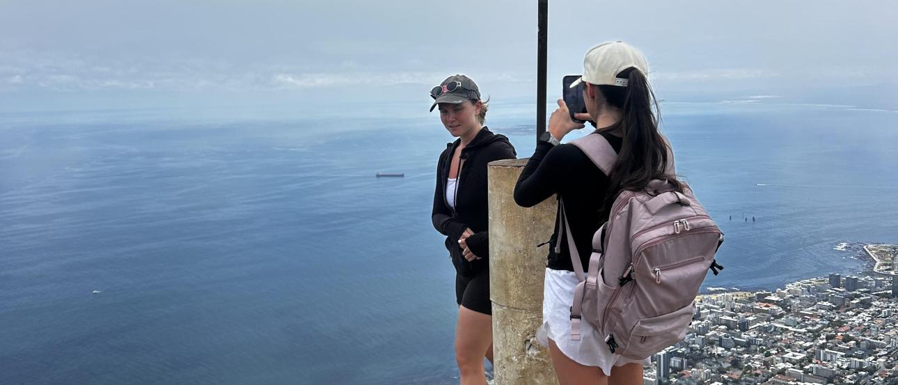 Standing atop Lion's Head mountain
