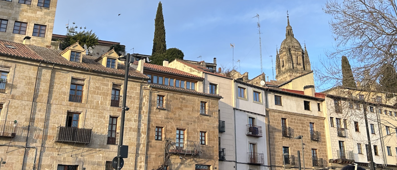 A busy street in Salamanca 