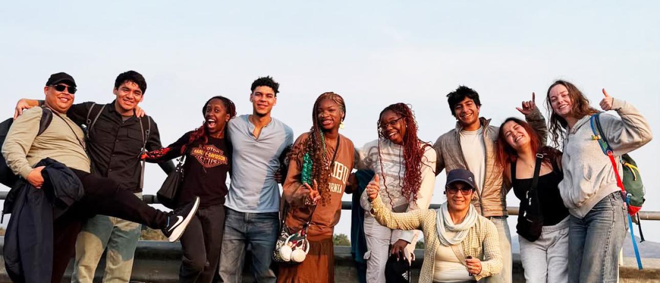 Group of students smiling 