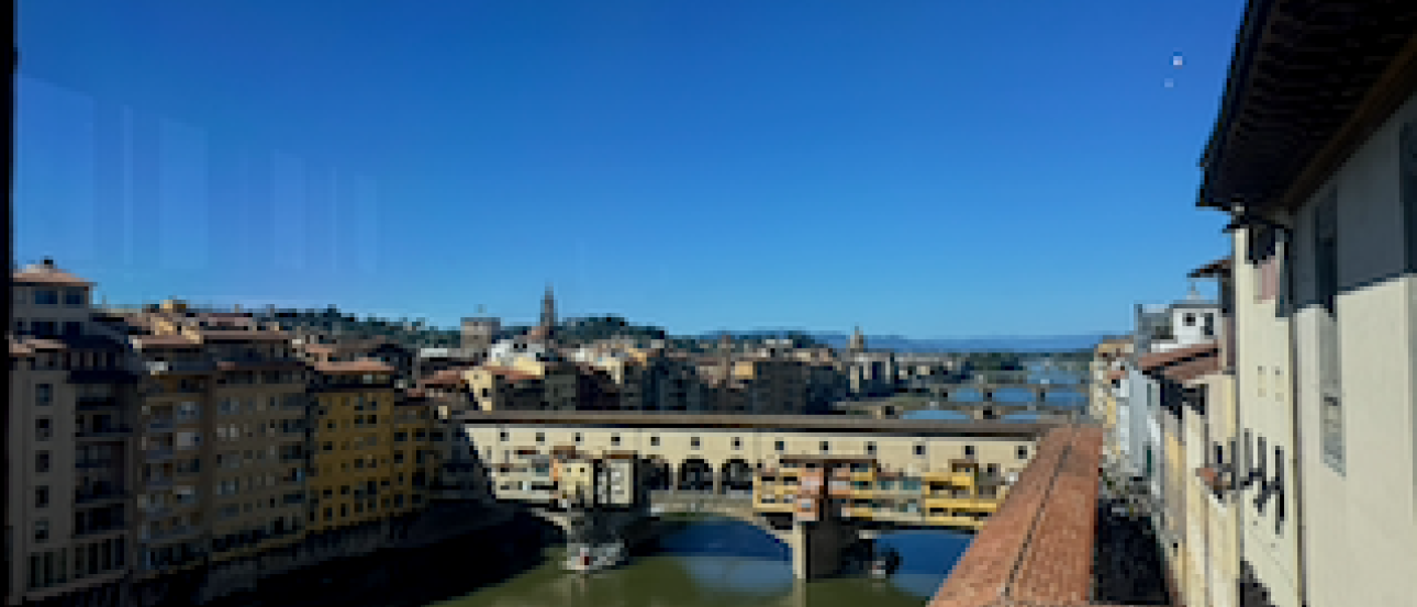 The Ponte Vecchio in Florence during midday