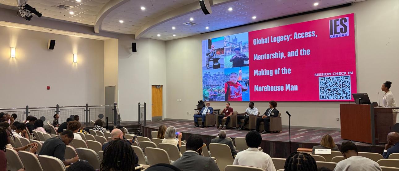 IES Abroad alumnus panel at the 2026 International Education Symposium