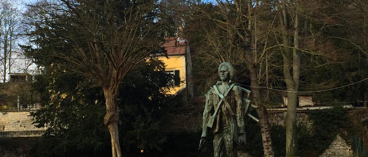 Squirrel hanging upside down on a branch with red berries in winter. This alt text was added with Al; accuracy may vary.