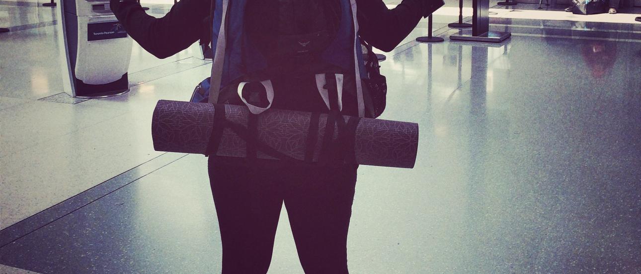 Squirrel hanging upside down on a branch, reaching for red berries. This alt text was added with Al; accuracy may vary.