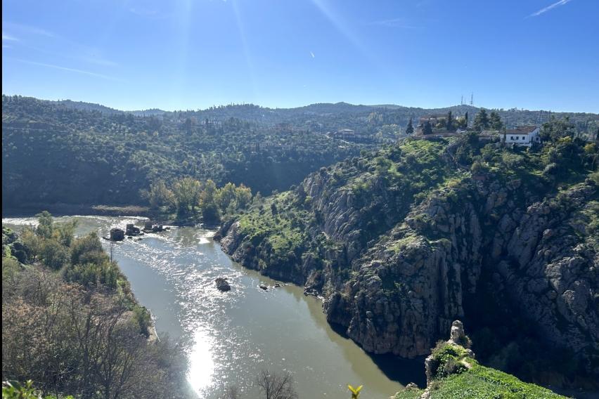 View of the cliffs in Toledo