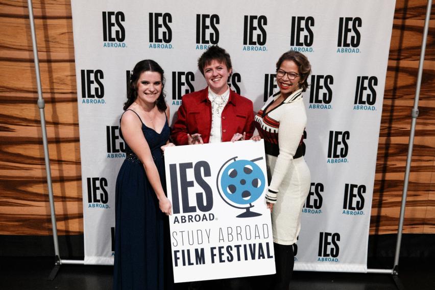 3 finalist picture in Vienna , 2025 Study abroad film festival