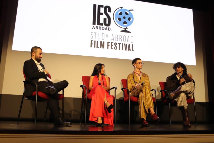 IES abroad students at film festival 2026 event