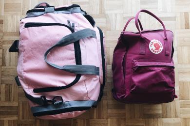 two packed bags
