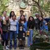 Students smiling  while at IES Granada 