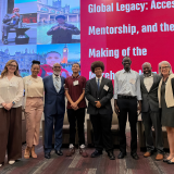 IES Abroad faculty and alumnus at the 2026 International Education Symposium