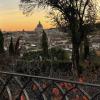 A breathtaking sunset from Villa Borghese 