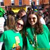 Me and Sophie at the Saint Patrick's Day Parade