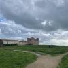 Santa Severa beach with castle view