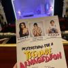 My program and picture of the set for Teenage Armageddon!