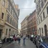 A picture of a street in Rome. 