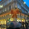 the giant red bow, an iconic Vienna Christmas decoration