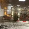 Snowstorm on tarmac at GDG airport