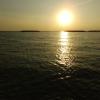 Sunset on the ocean in Okinawa