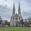 The neo-Gothic Votive Church is a spectacle to see, especially when it lights up at night.